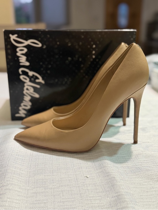 Sam Edelman Shoes - Sam Edelman Nude Pointed-Toe Stiletto Pumpsn nice shoes